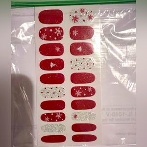 Holiday nail stickers/wraps